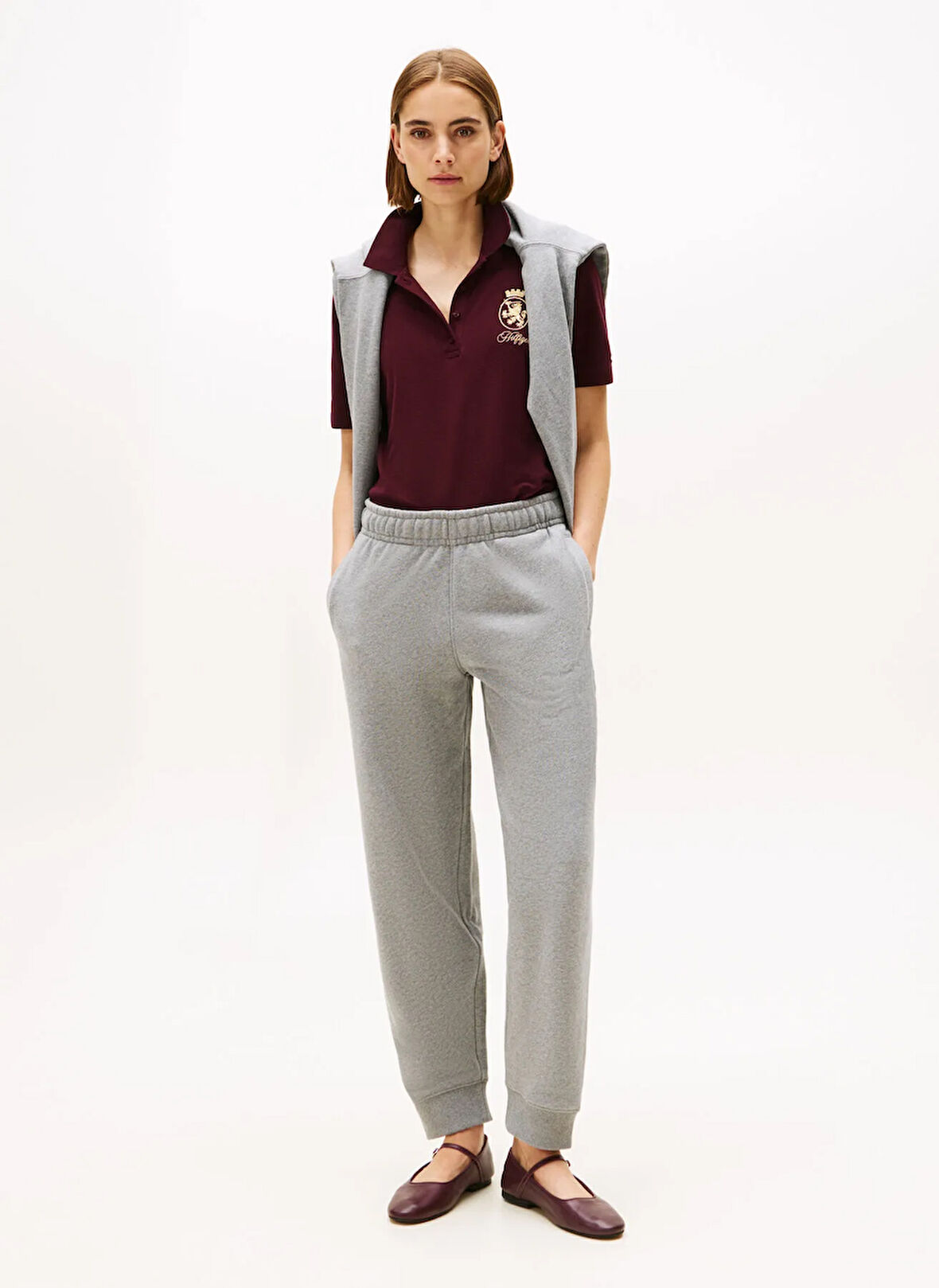 Gri Kadın Standart Eşofman Altı WW0WW46145P61