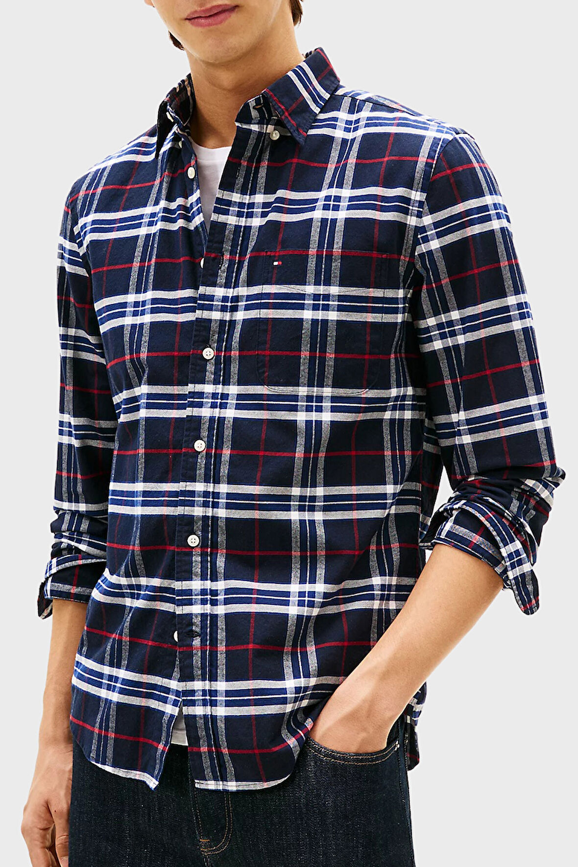 Tommy Hilfiger Erkek Gömlek MW0MW40894 0MU