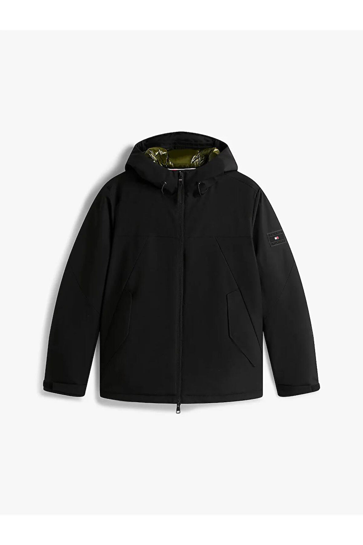 Tommy Hilfiger Tech Hooded Short Padded Jacket Erkek Mont MW0MW41363