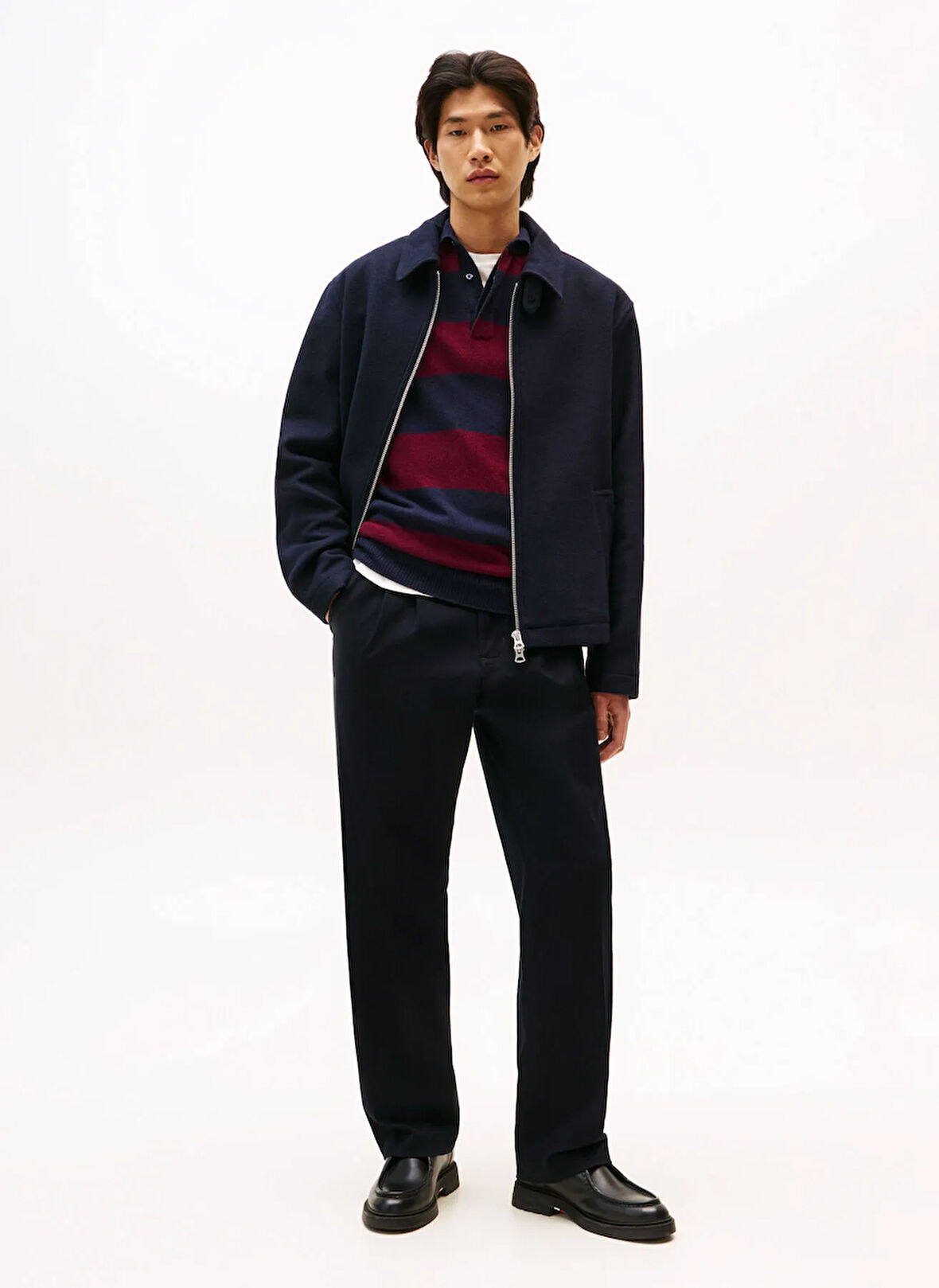 Tommy Hilfiger Normal Bel Normal Paça Normal Mavi Erkek Pantolon MW0MW40779DW5_DC RELAXED FIT PANTS