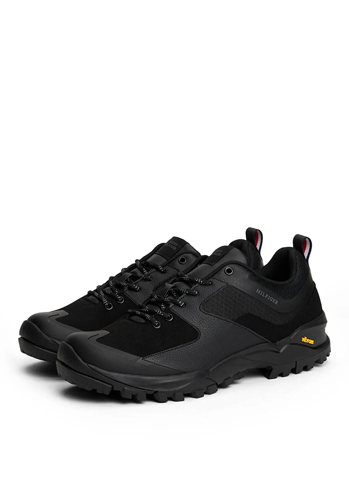 Tommy Hilfiger Siyah Erkek Sneaker VIBRAM LOW RUNNER TECH