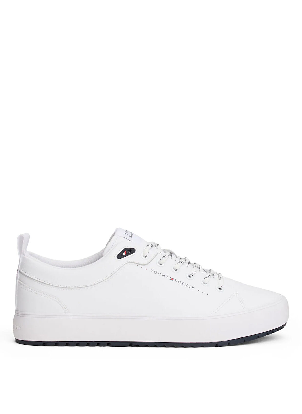 Tommy Hilfiger Beyaz Erkek Günlük Ayakkabı TH HI VULC CORE LOW CLEAT LTH