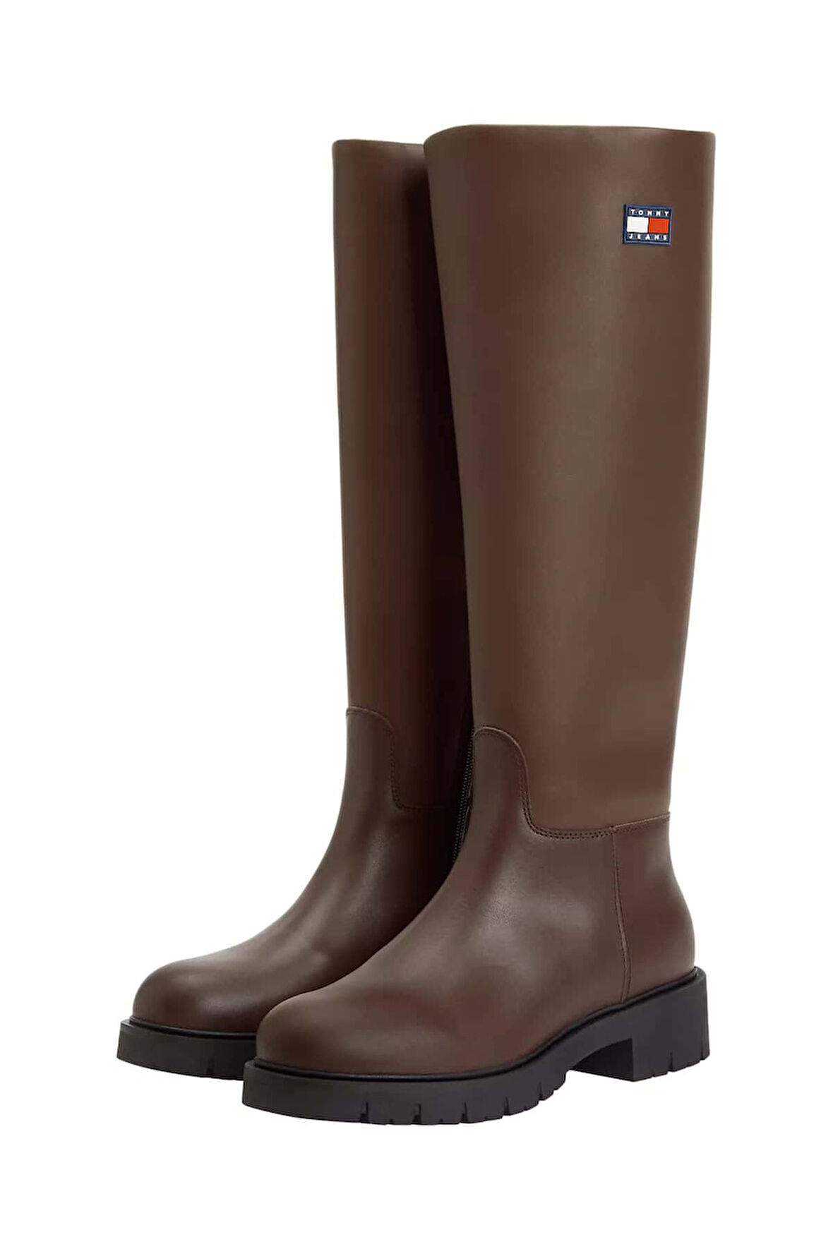 Kadın Konçlu Kalın Tabanlı Uzun Çizme - Kahverengi | 37