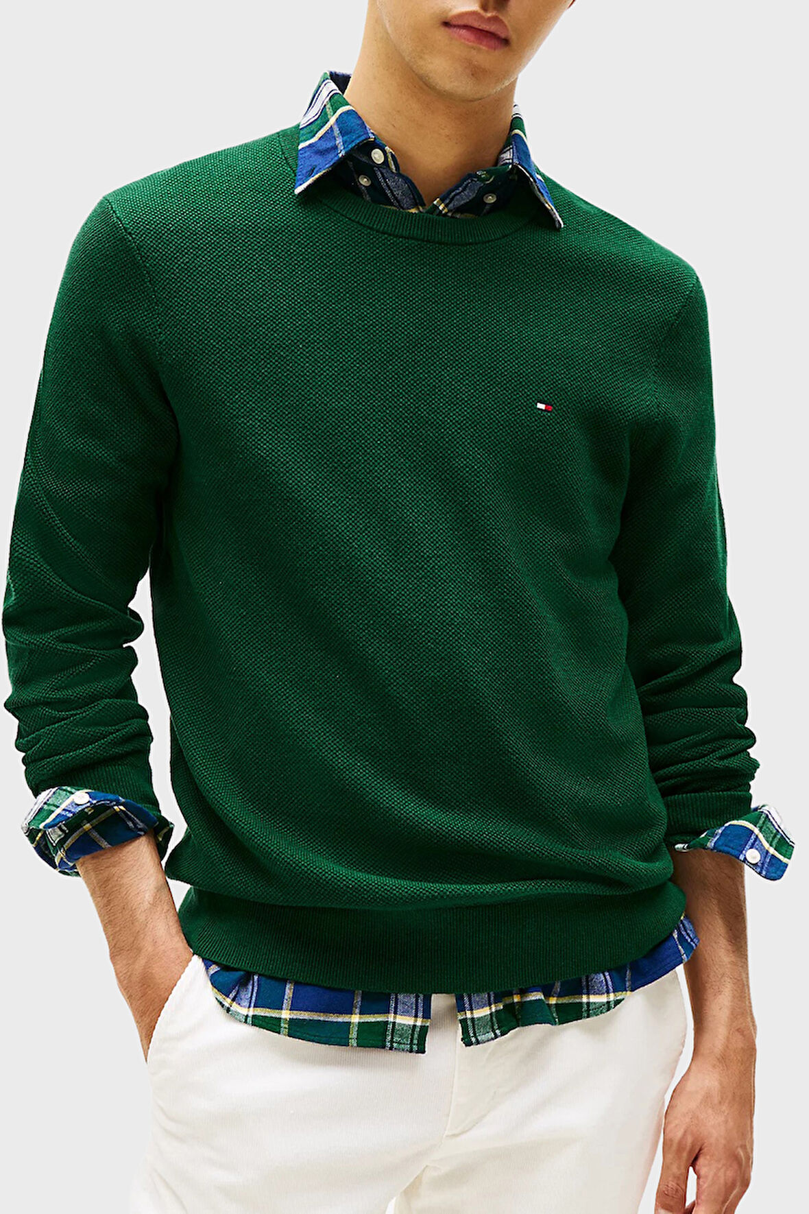 Tommy Hilfiger Erkek Sweat MW0MW36347 MQ8