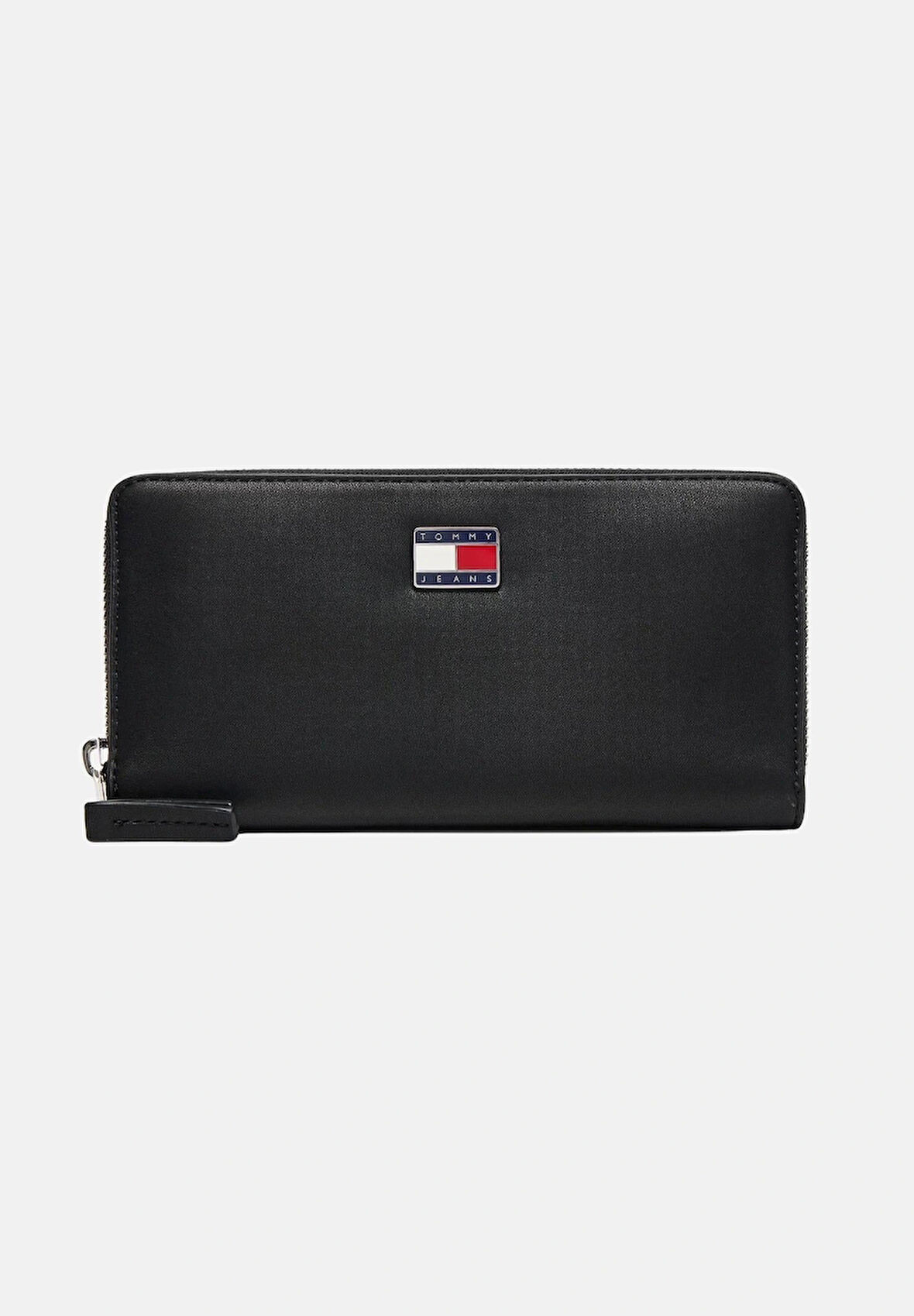 Tommy Jeans TJW Cool Büyük Boy Fermuarlı Kadın Siyah Cüzdan AW0AW17879BDS
