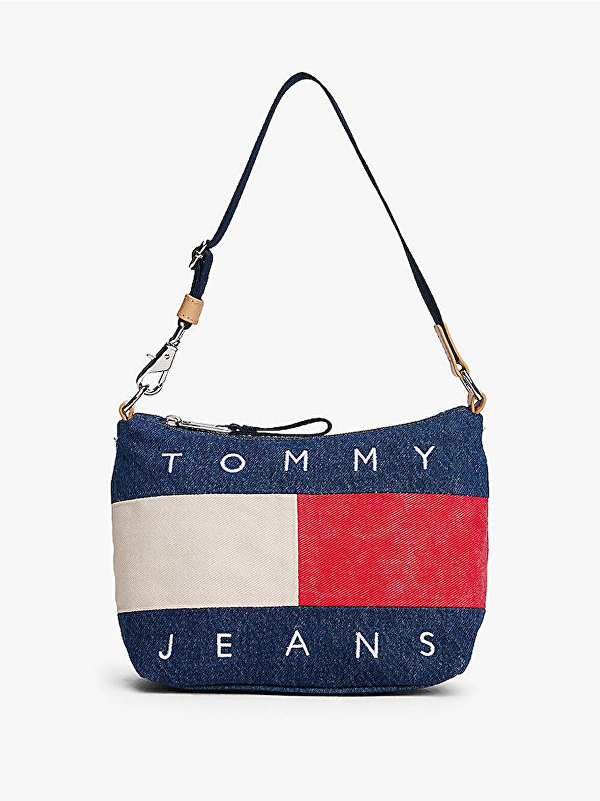 Tommy Hilfiger TJW Arşiv Denim Omuz Kadın Mavi Omuz Çantası AW0AW182131AF