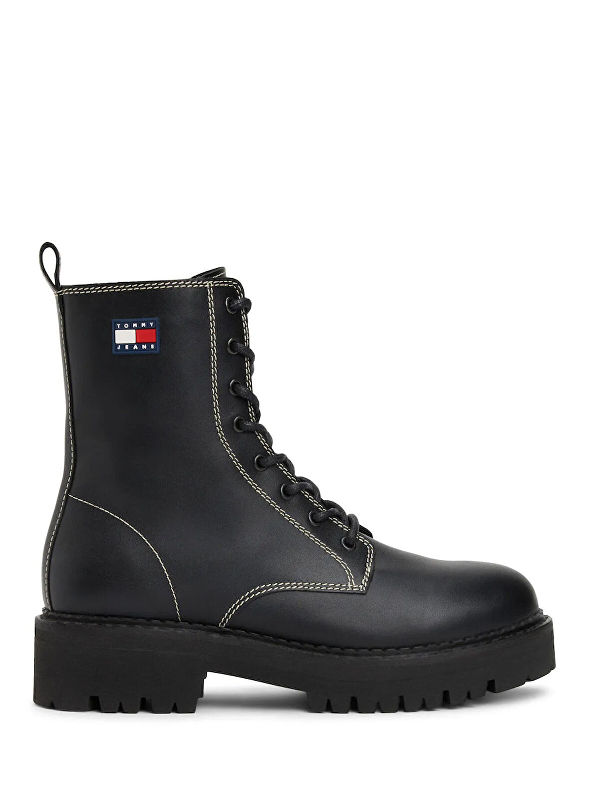 Tommy Hilfiger Deri Siyah Kadın Bot EN0EN02907BDS