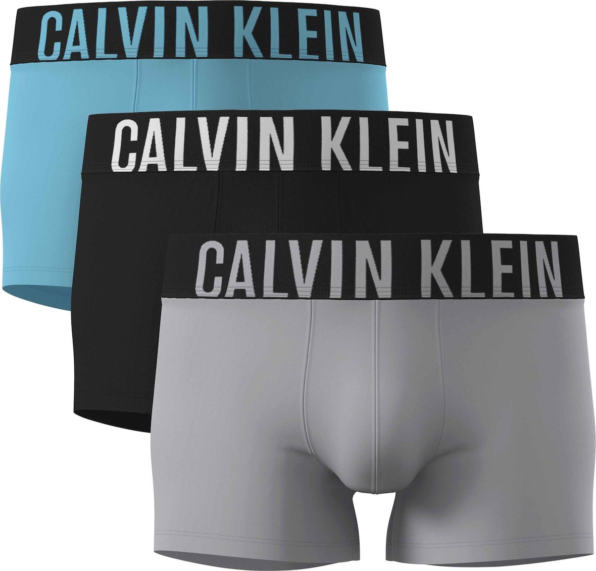 CALVIN KLEIN Erkek Marka Logolu Elastik Bantlı Günlük Kullanıma Uygun Çok Renkli Boxer 000NB3608A 53V