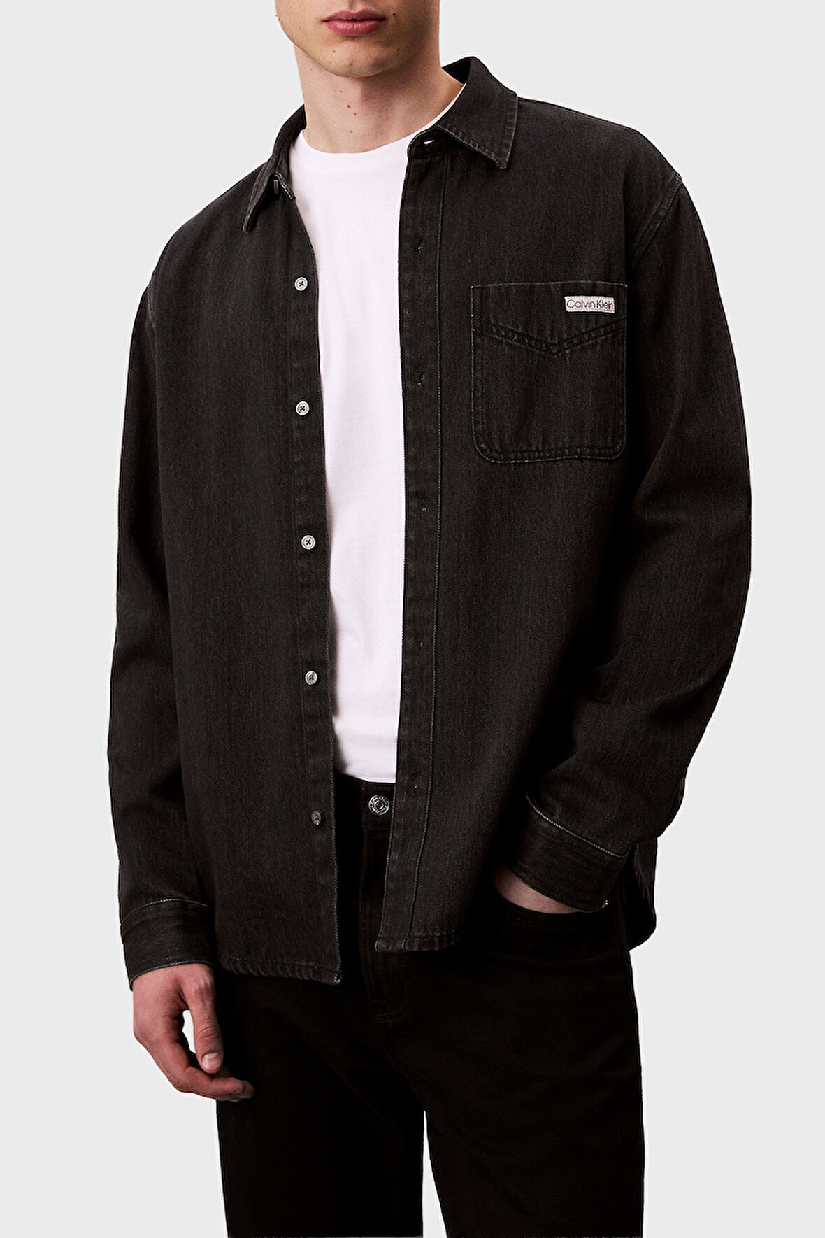Calvin Klein Erkek Kot Gömlek LV04RD765G 57L