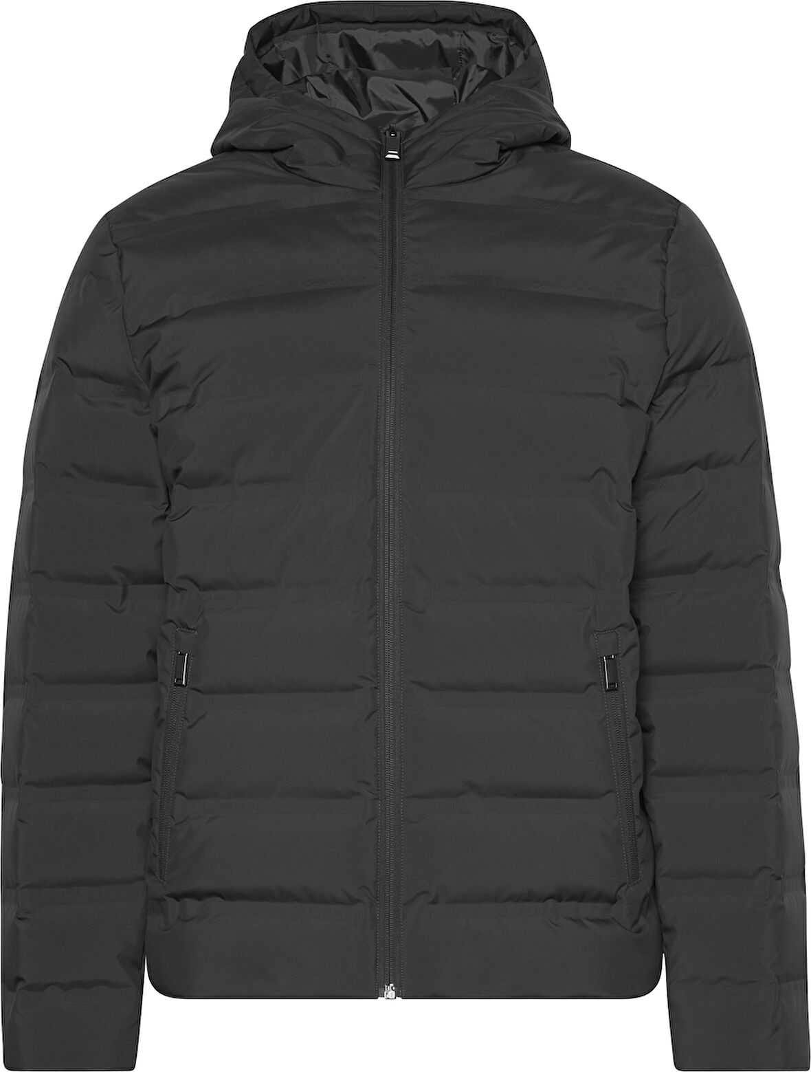 CALVIN KLEIN Erkek Marka Logolu Kapitone Regular Fit Kalıp Siyah Mont LV04LD521G UB1