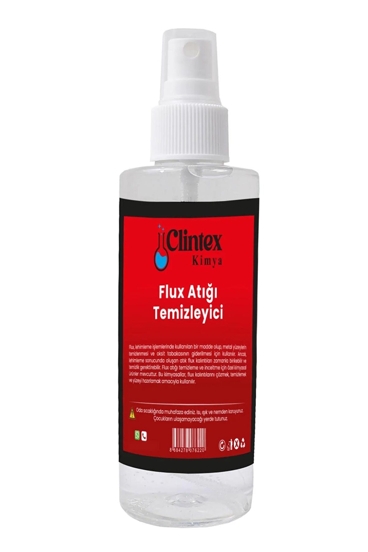 Clintex Kimya Flux Atığı Temizleyici 200 Ml