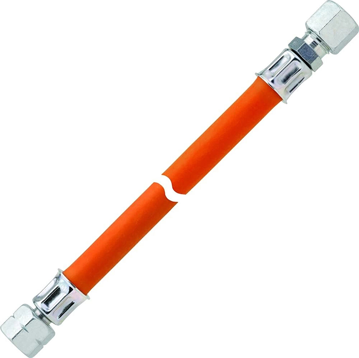 GOK G1/4 - RVS8 40cm 8mm Boru Bağlantılı Karavan Gaz Hortumu