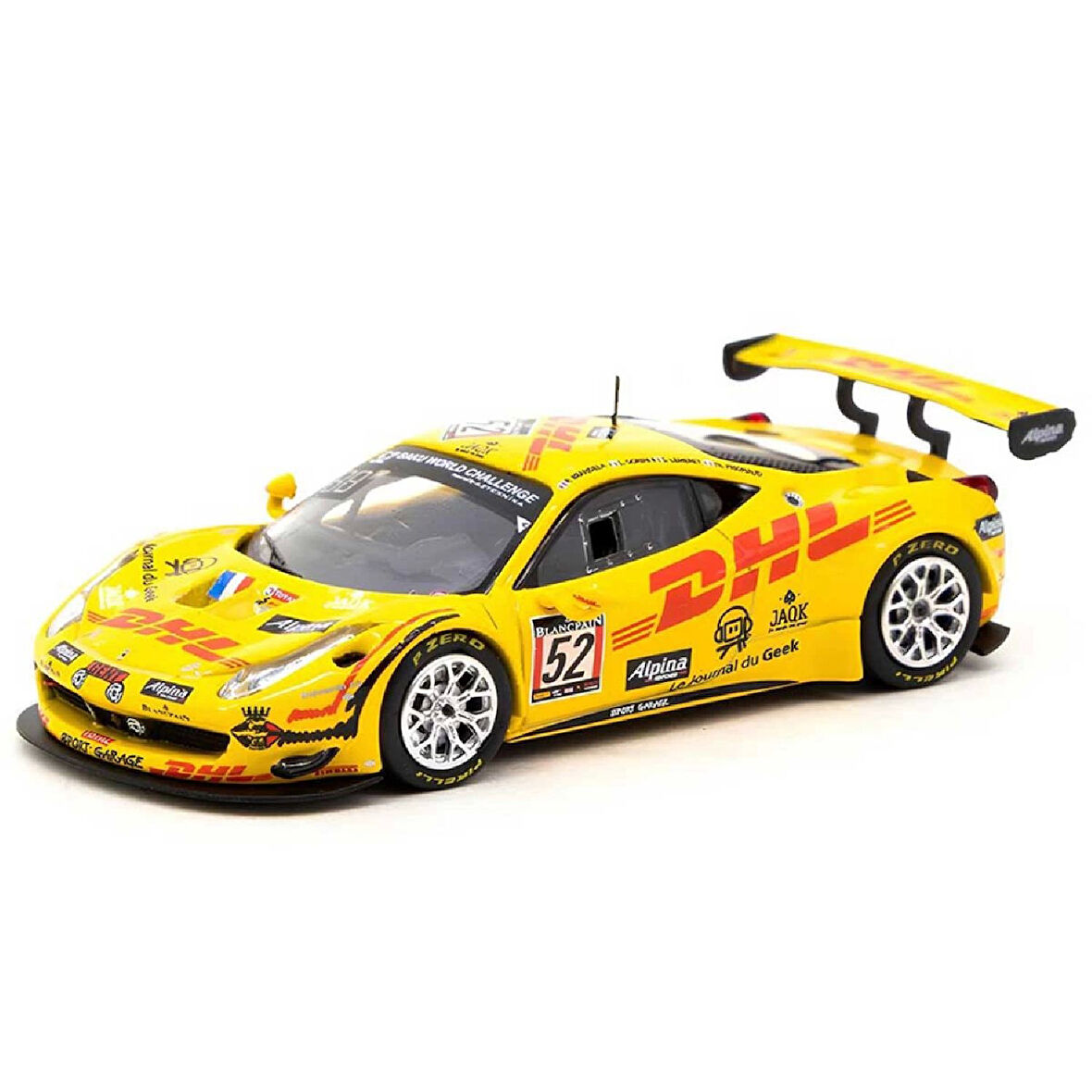 1:64 Diecast X iXO Ferrari 458 Italia GT3 2013 Alpina Tarmac Model Araba