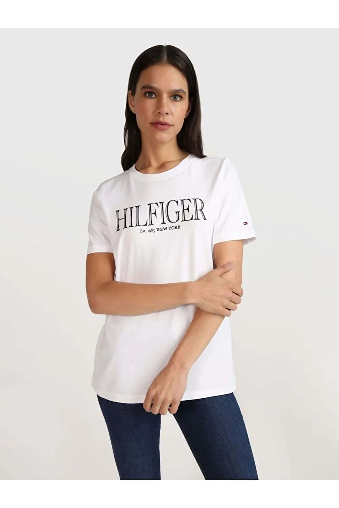 logo baskılı kadın tişört