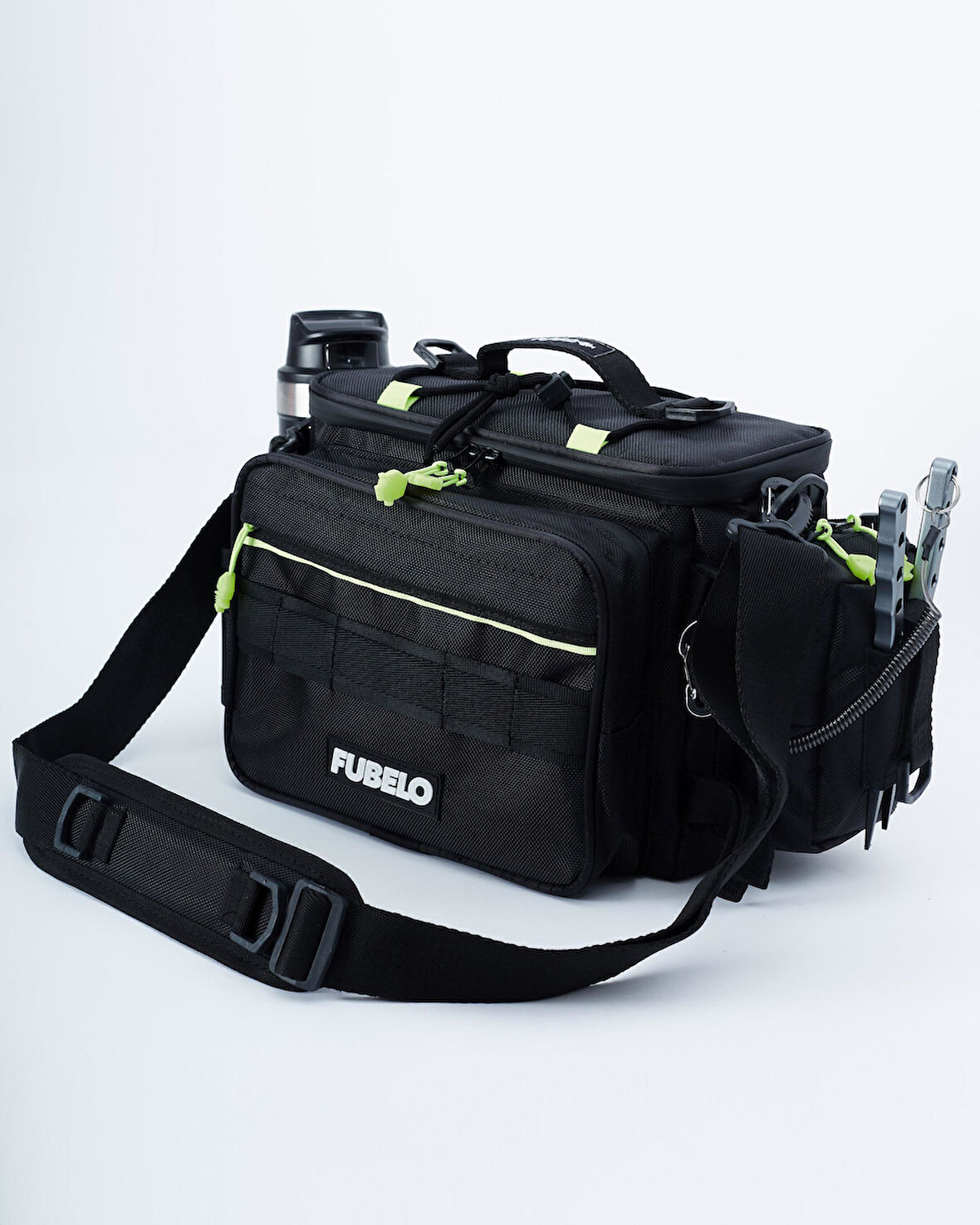 FUBELO SIDER SIYAH BALIKÇI ÇANTASI