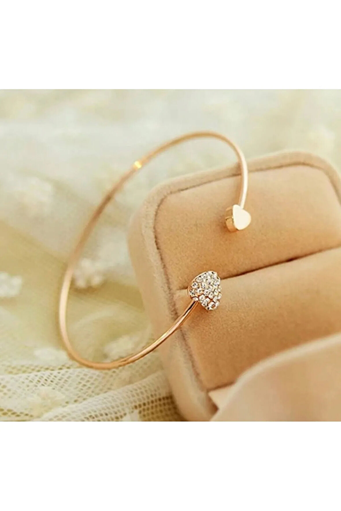 Reyhan Sarı Bileklik Taşlı İşelemeli Çift Kapli Günlük Doğal Bileklik