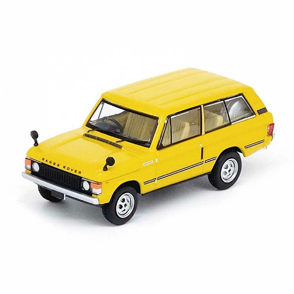 1:64 Diecast Range Rover Classic Sanglow Yellow Inno Model Araba
