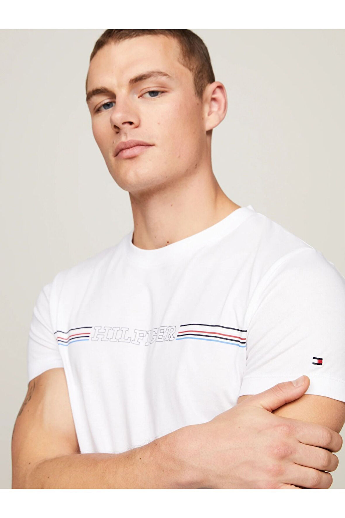 Erkek Pamuklu Kısa Kollu Yuvarlak Yaka T-Shirt