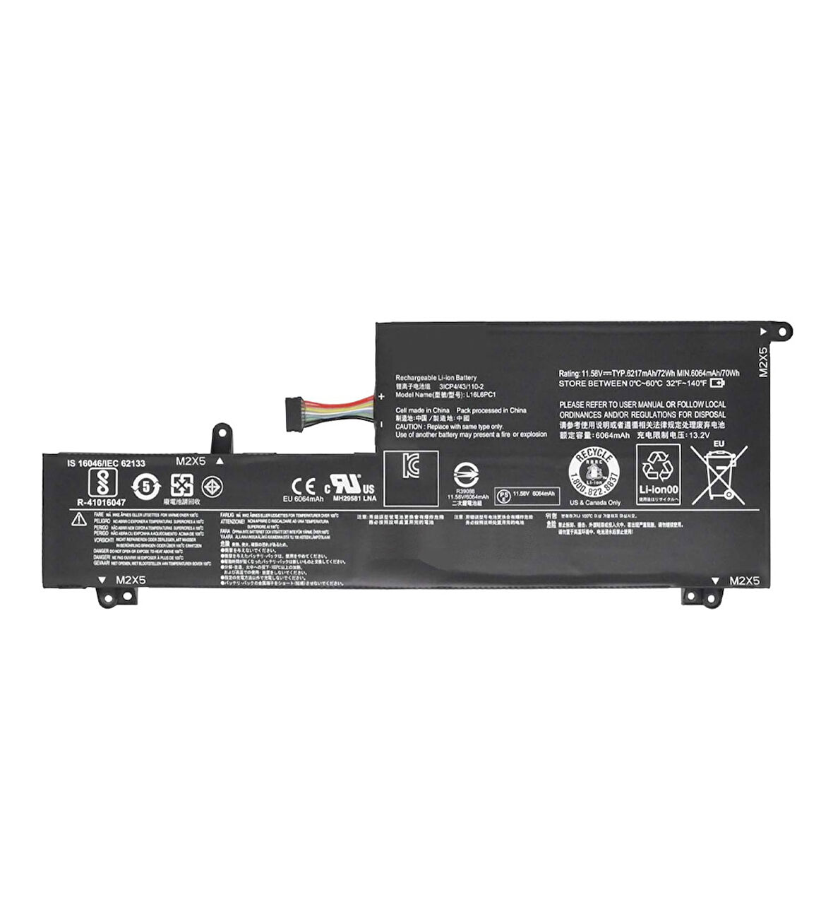 Lenovo IdeaPad Yoga 720-15IKB L16M6PC1 Notebook Batarya Laptop Pil