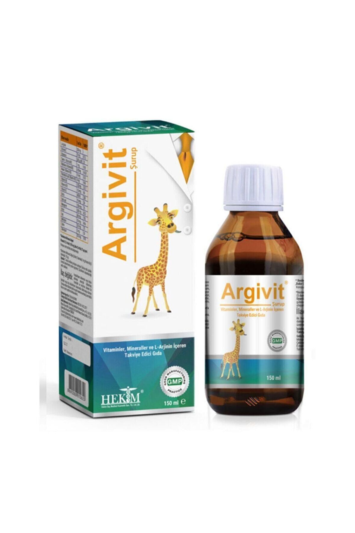 Argivit Boy Uzamasına Yardımcı Ve İştah Düzenleyici Multivitamin Şurup 150 ml TK22