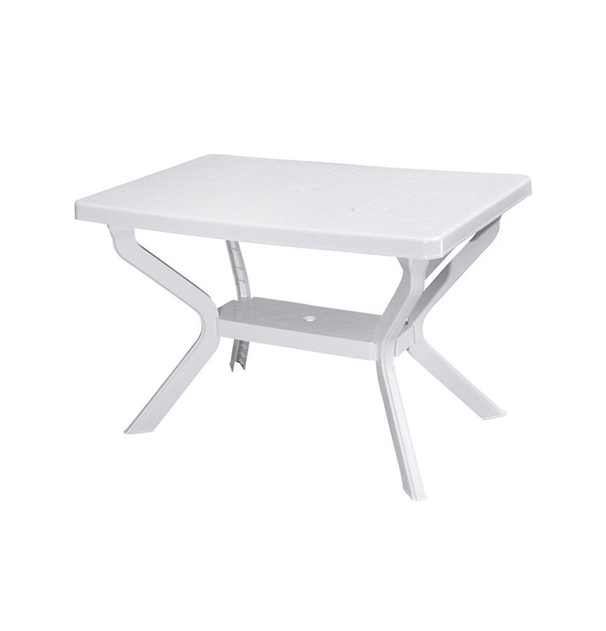 Omnipazar MT-GF240 Prima Roccia Plastik Dikdörtgen Bahçe Balkon Masa 70x110 cm