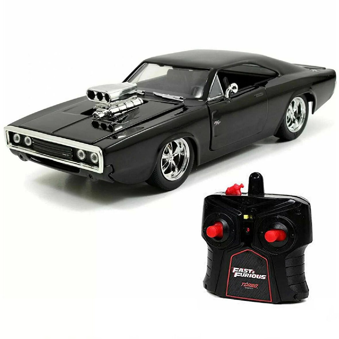 USB Şarjlı Uzaktan Kumandalı Araba Yeni 1:16 Fast & Furious Dom’s Dodge Charger R/T