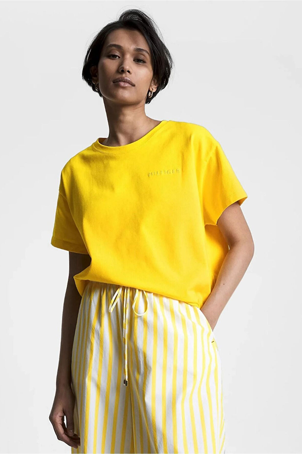 Kadın T-Shırt MRDN RLX BRIGHT HILFIGER C-NK SS