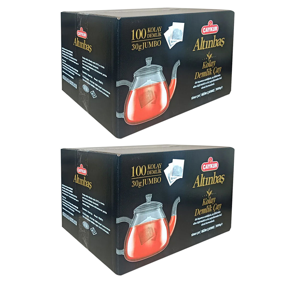Çaykur Altınbaş Klasik Kolay Demlik 30 gr 100 lü Jumbo Koli x 2 Adet (6 kg)