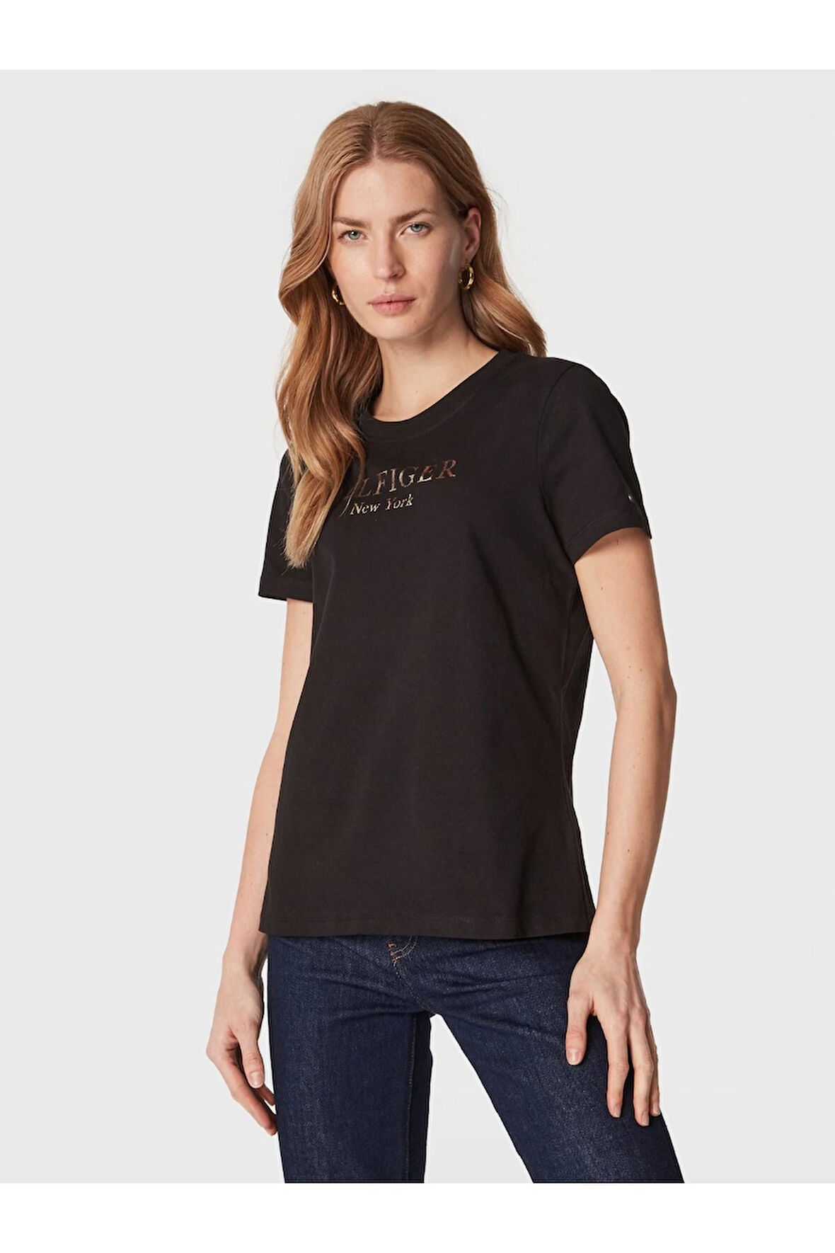 T-shirt Foil Nero Regular Fit