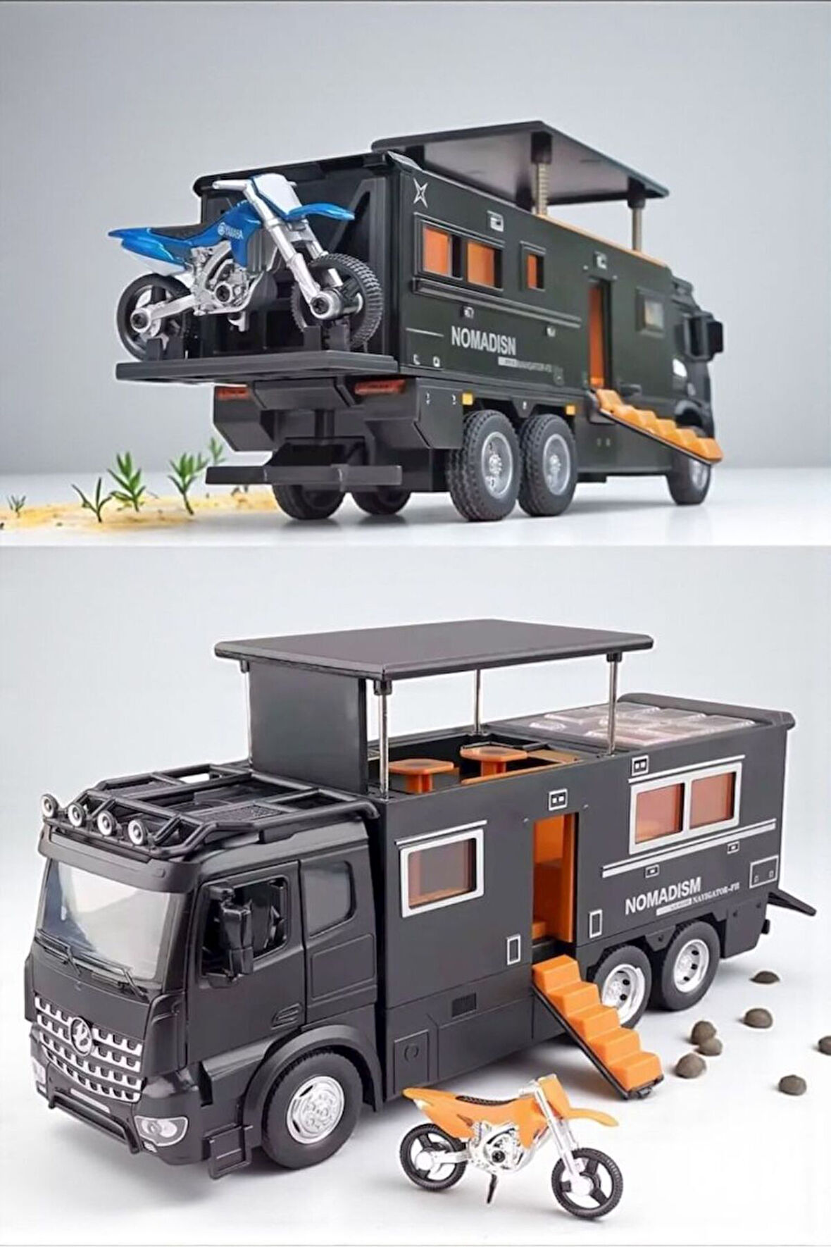 95620 SESLİ VE IŞIKLI ÇEK BIRAK MOTORLU OYUNCAK MODEL KARAVAN