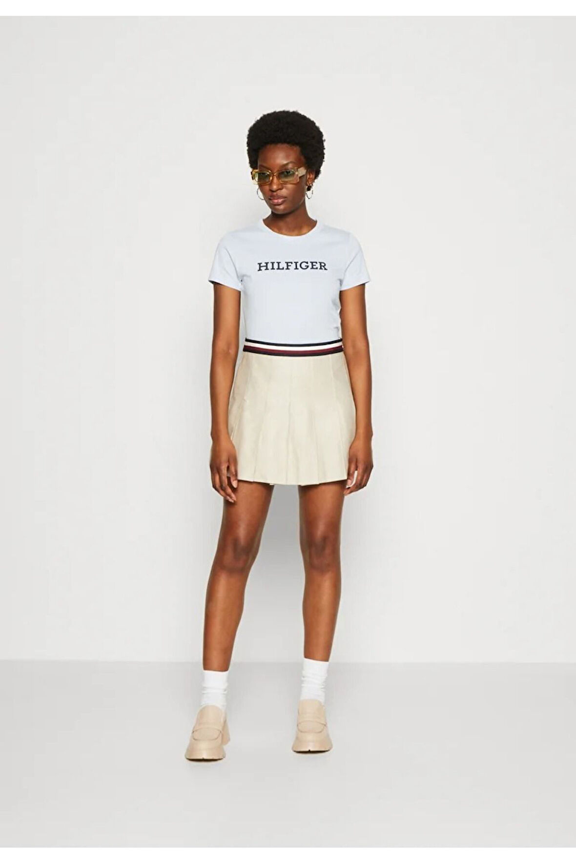 Logo Baskılı Jersey Tişört