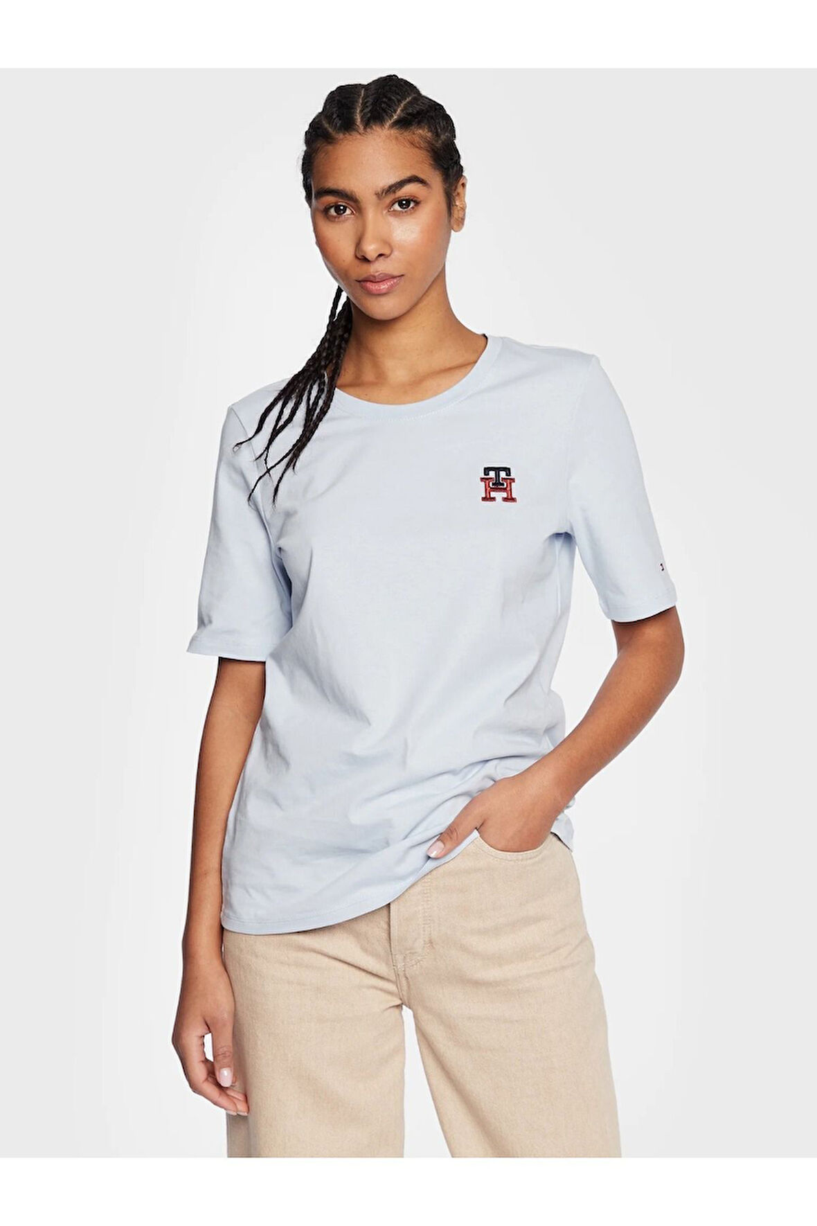 Monogram Kadın t-shirt Regular Fit