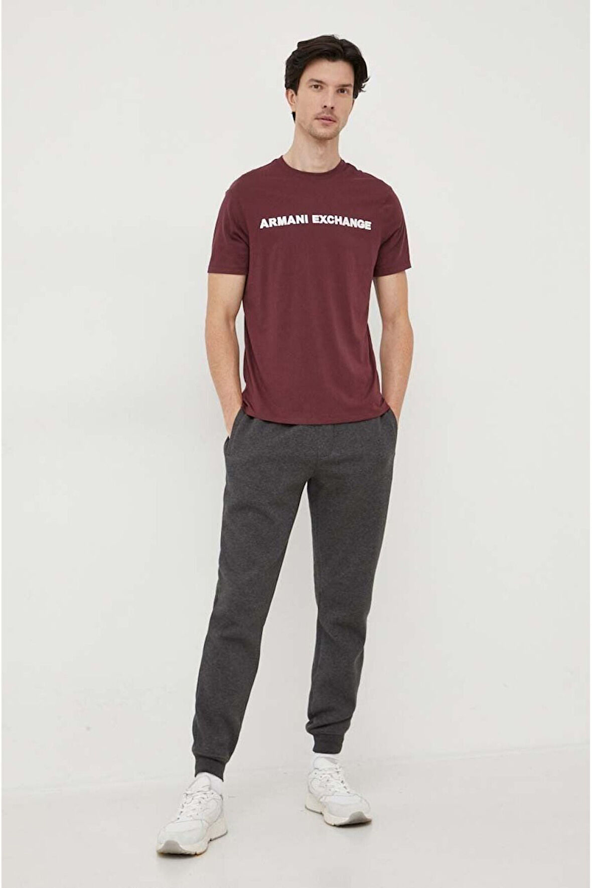 Erkek Joggers Küçük Nakışlı Logo Eşofman Altı