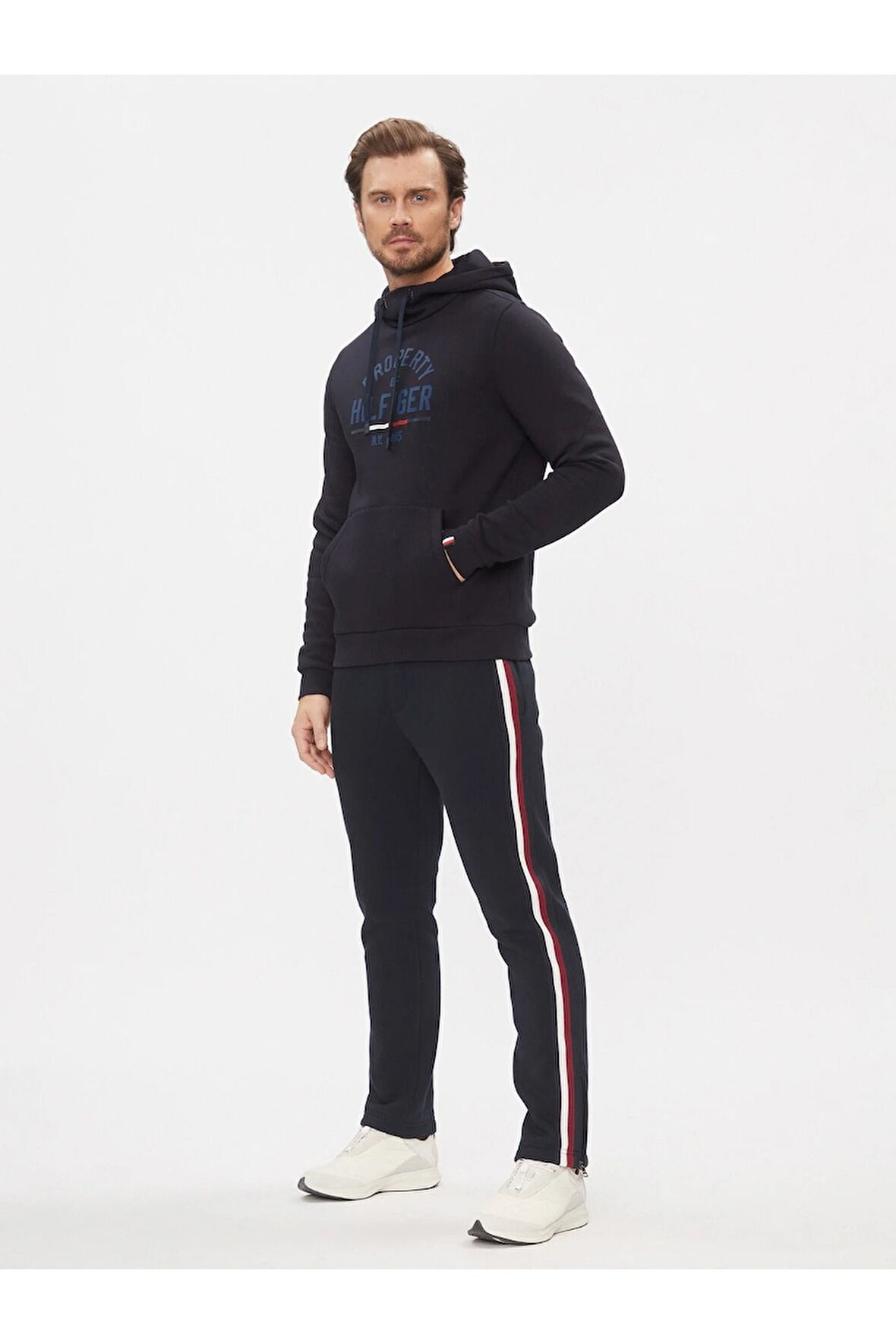 Erkek Global Stripe Regular Fit Eşofman Altı