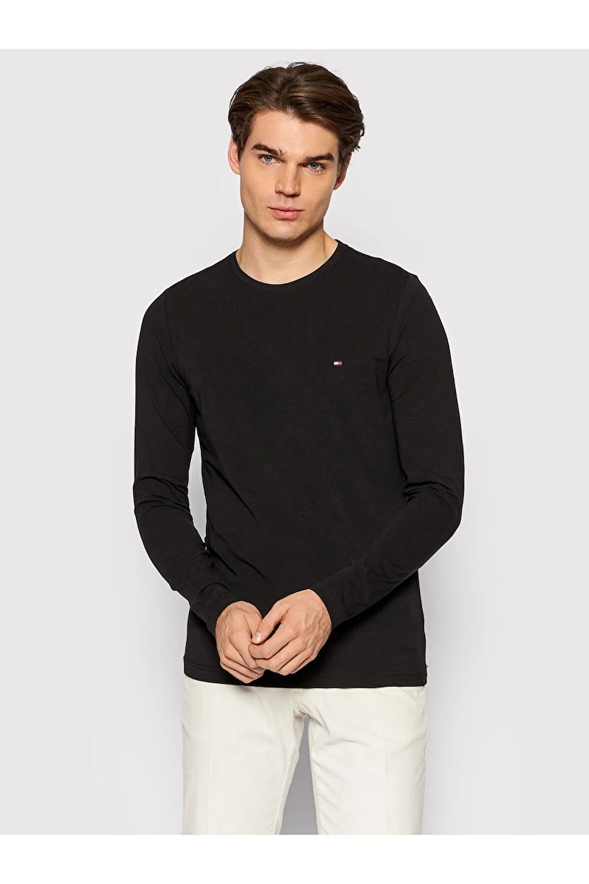 Uzun Kollu Erkek Basic Tshirt