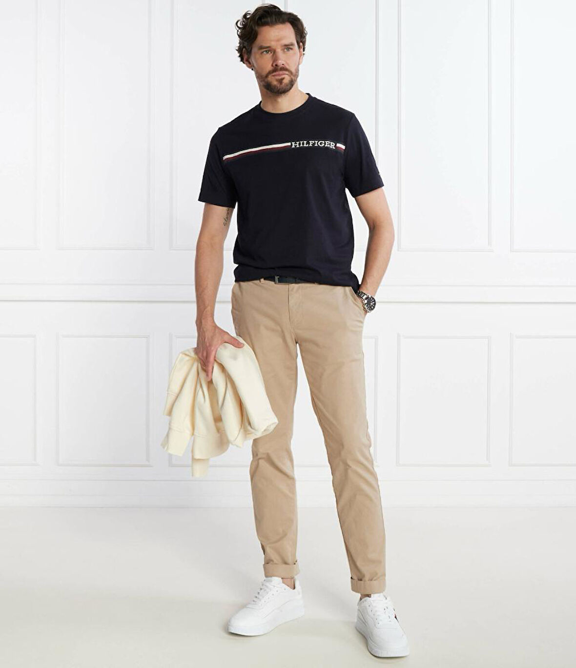 Erkek Regular Fıt Baskı Logolu T-Shirt