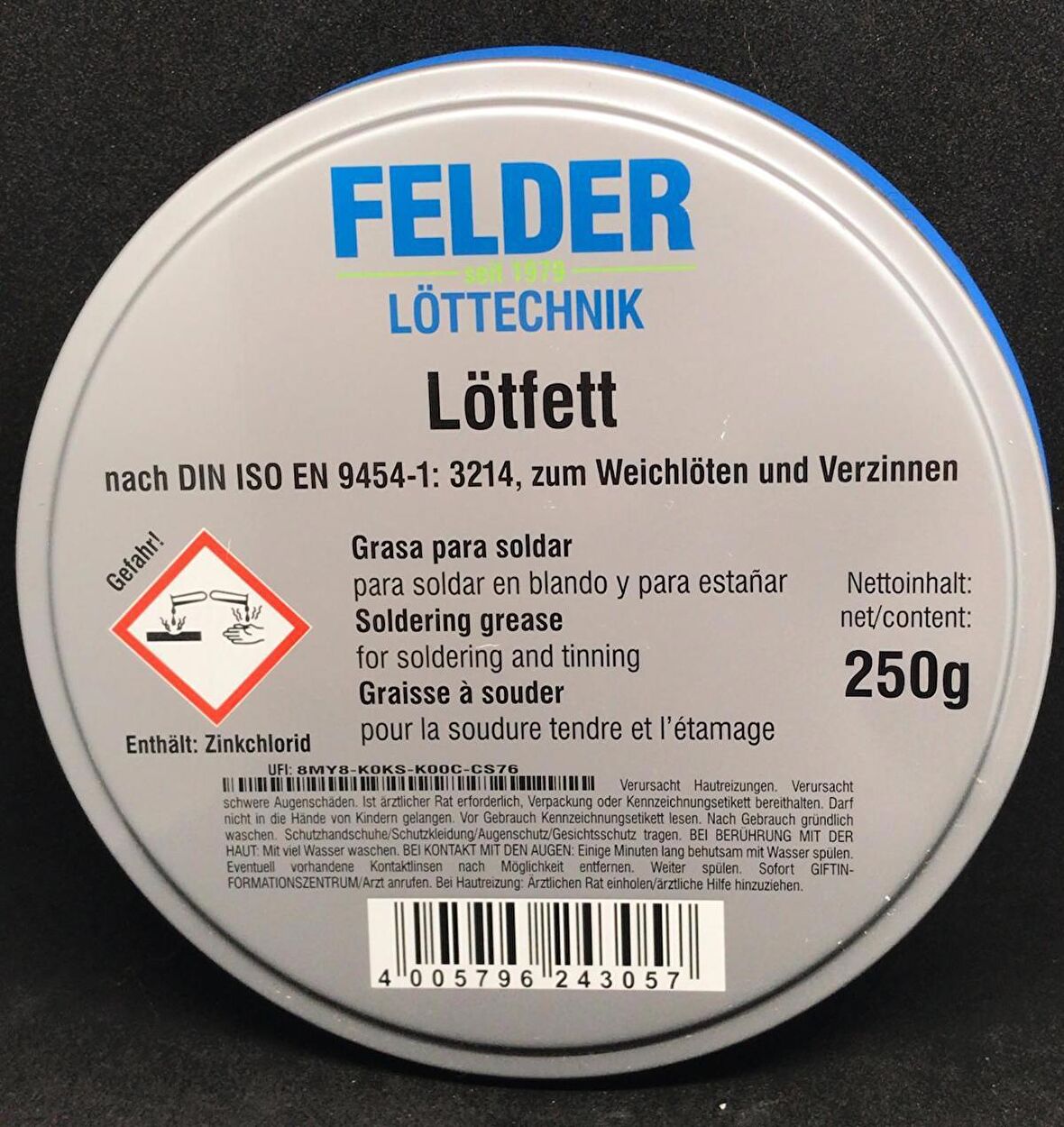 LÖTFETT FELDER LÖTTECHNIK LEHİM PASTASI 250gr