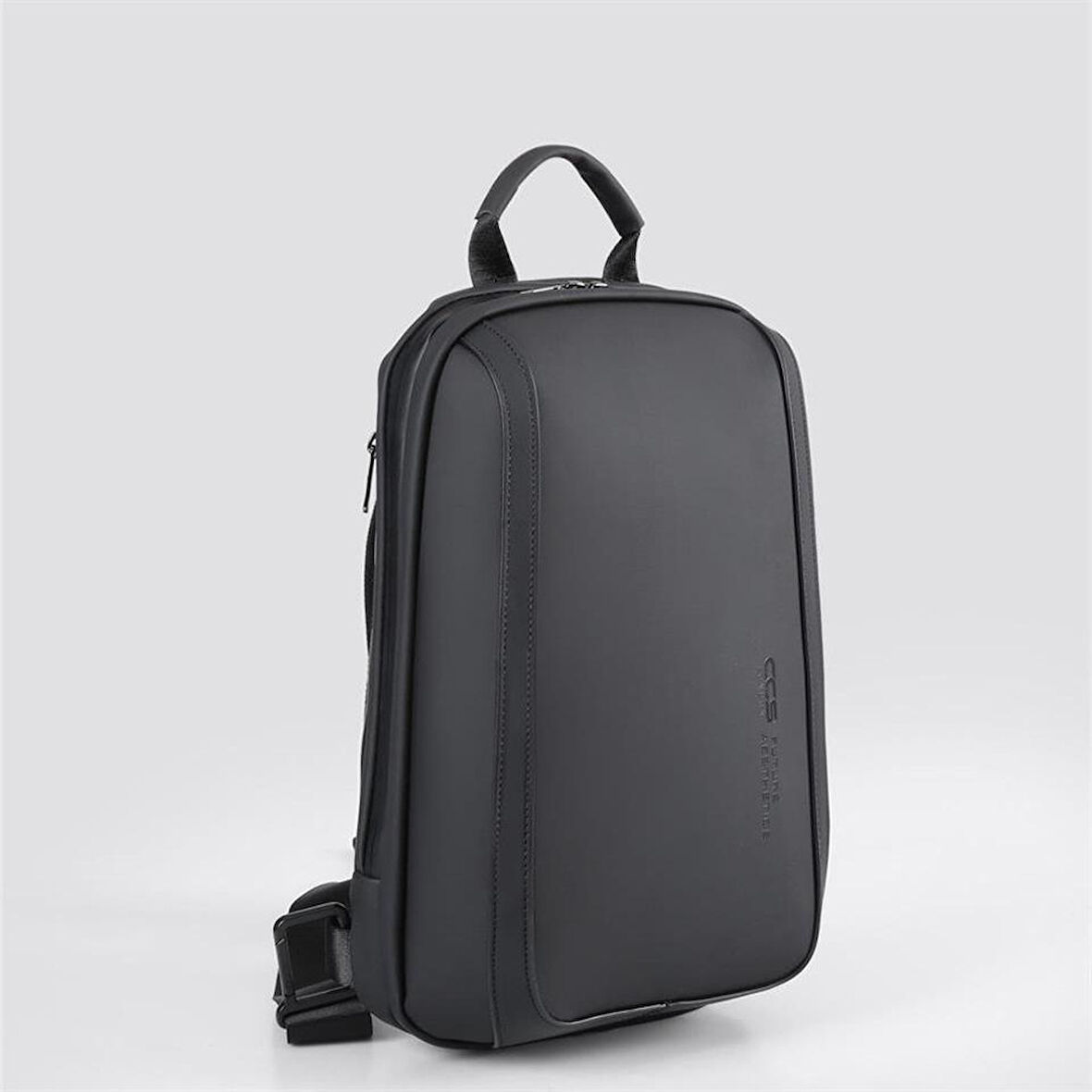 Ççs 51466 Tek Omuz Askılı Sırt ve Göğüs Çantası Siyah