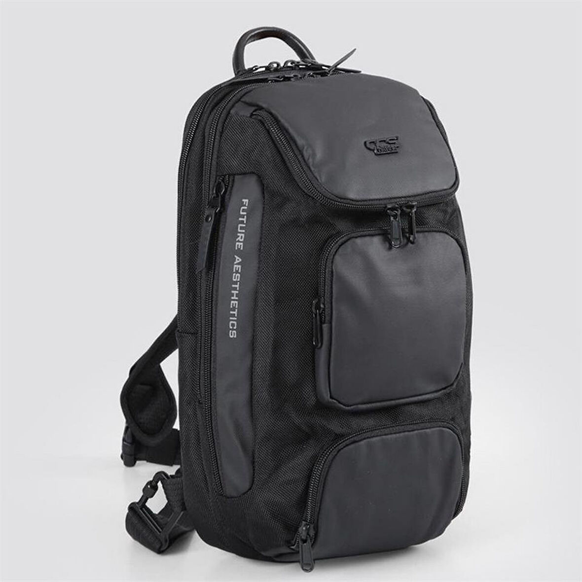 Ççs 51461 Tek Omuz Askılı Sırt ve Göğüs Çantası Siyah