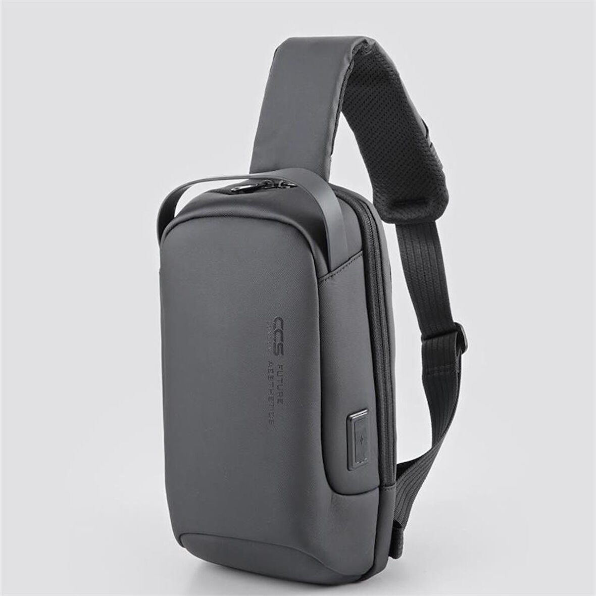 Ççs 51465 Tek Omuz Askılı Sırt ve Göğüs Çantası Siyah