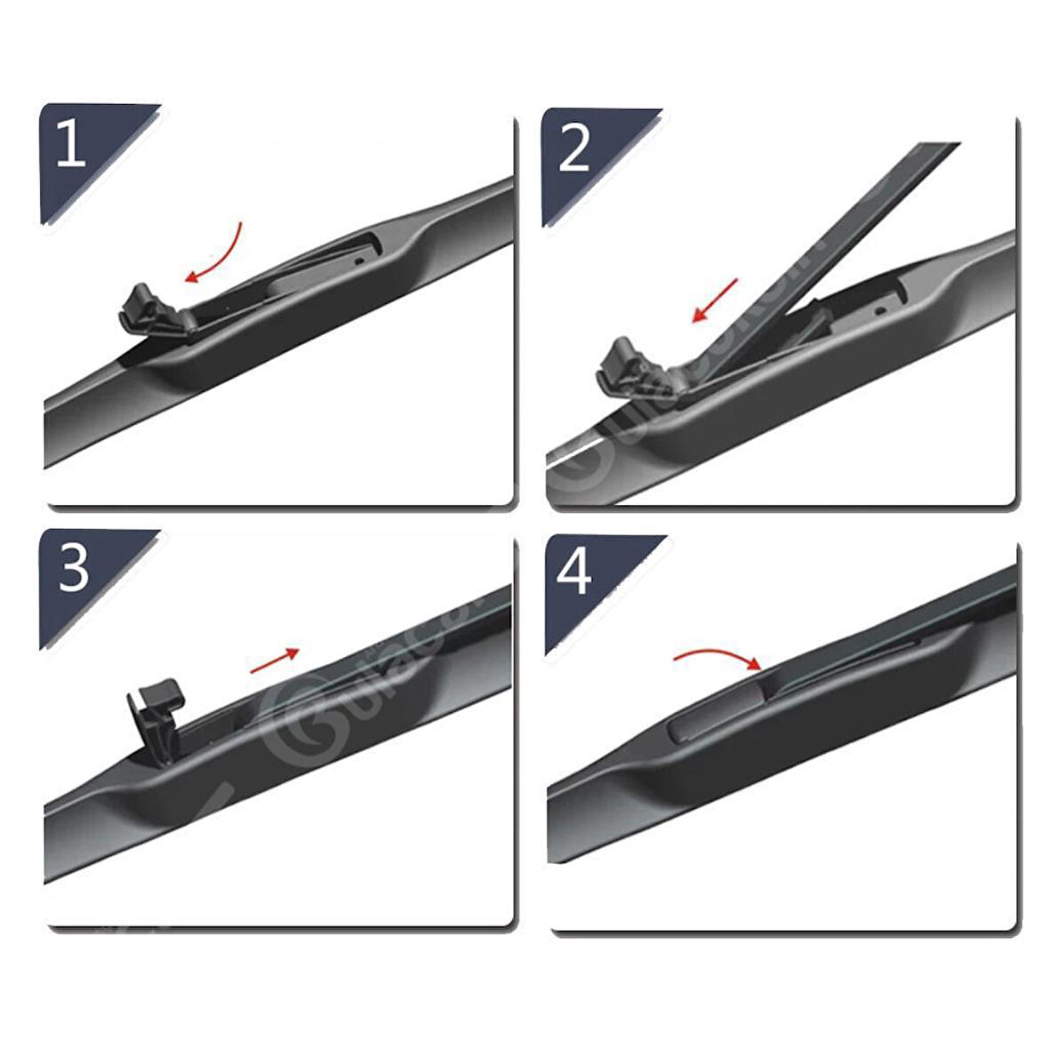İnwells Hibrit Silecek Takımı Toyota Hilux 2005-2012 ile uyumlu