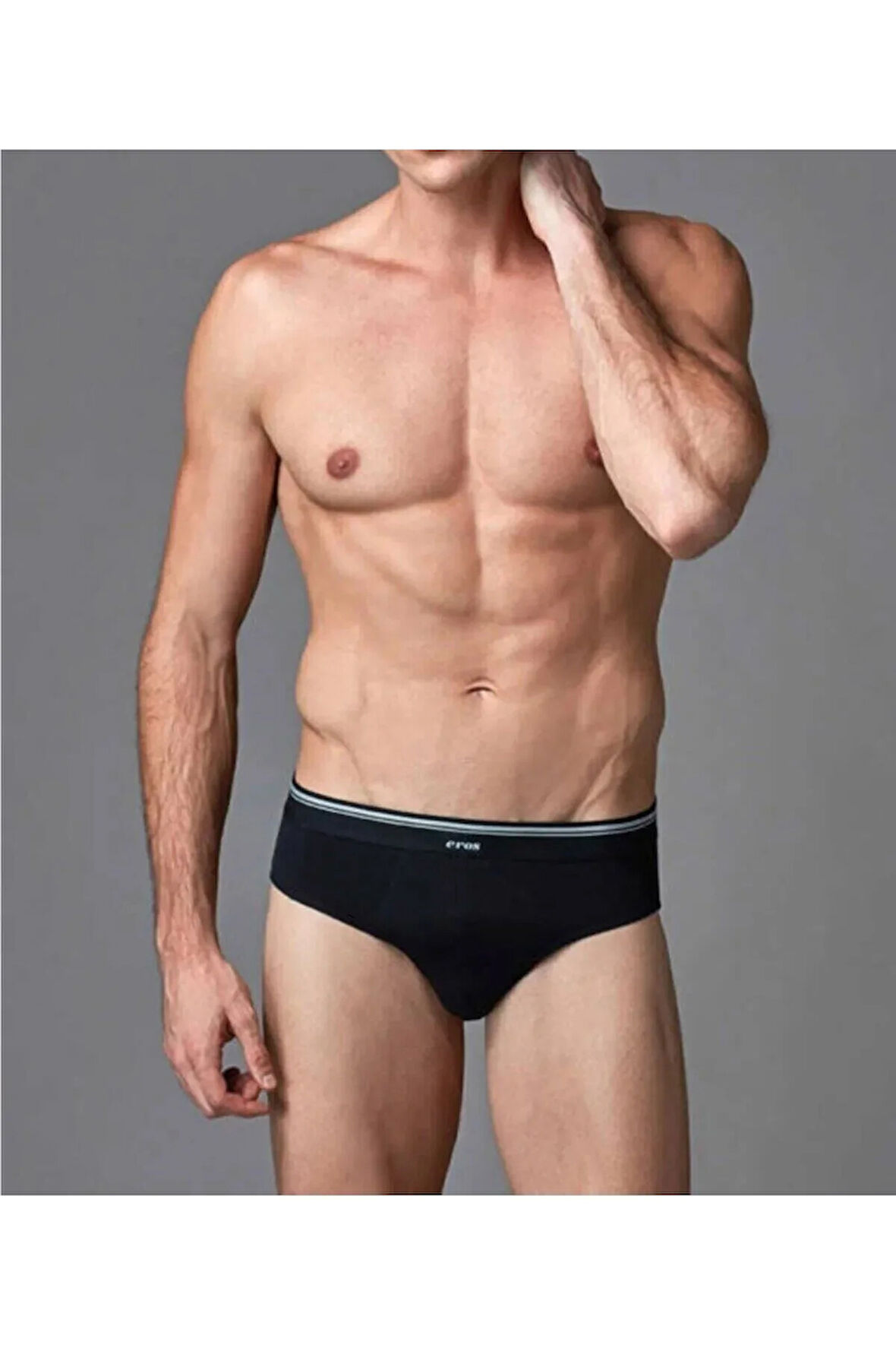 Erkek Iç Giyim Düz Renk 2'li Slip Iç Çamaşır L1.er.o04.s004