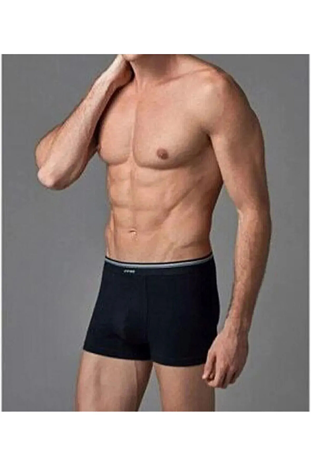 Erkek İç Giyim 3'lü Beyaz & Siyah Likralı Boxer Seti L1.ER.O04.S017