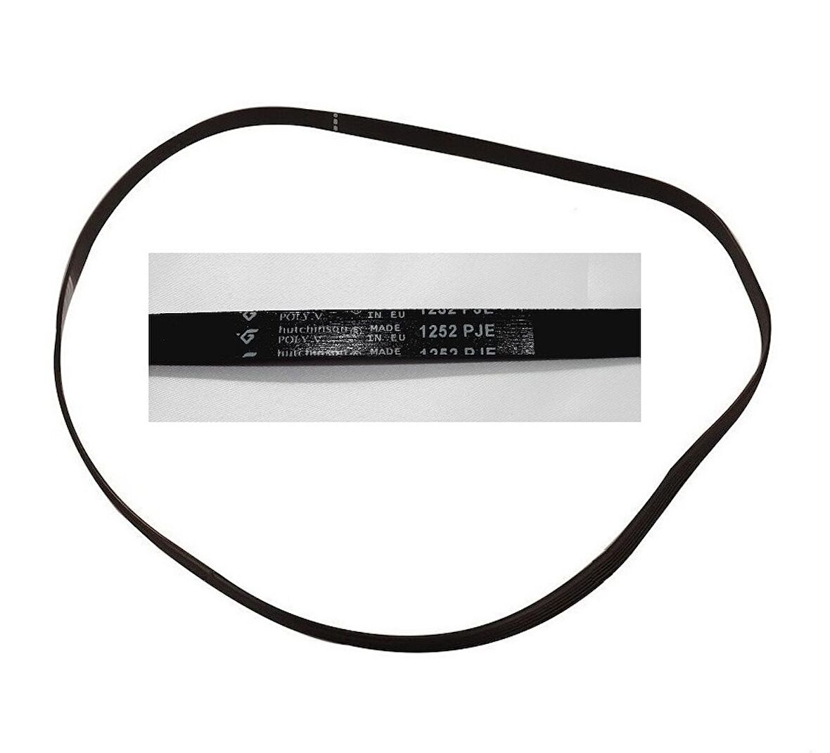 Siemens 1252 PJE Kayış , 1252 -5 PJE Çamaşır Makinesi Motor Kayışı