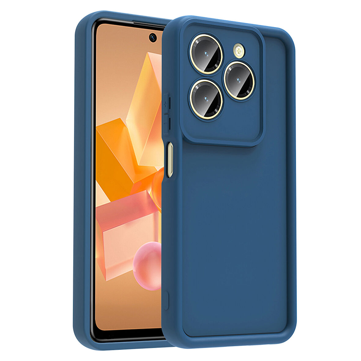 İnfinix Hot 40 Pro Kılıf Kamera Korumalı Ananas Kapak