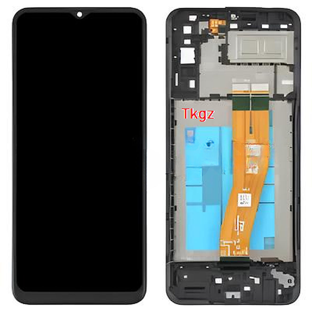 Tkgz - Samsung Galaxy A04E - SM-A042 Uyumlu Lcd Ekran Dokunmatik Orijinal ÇITALI