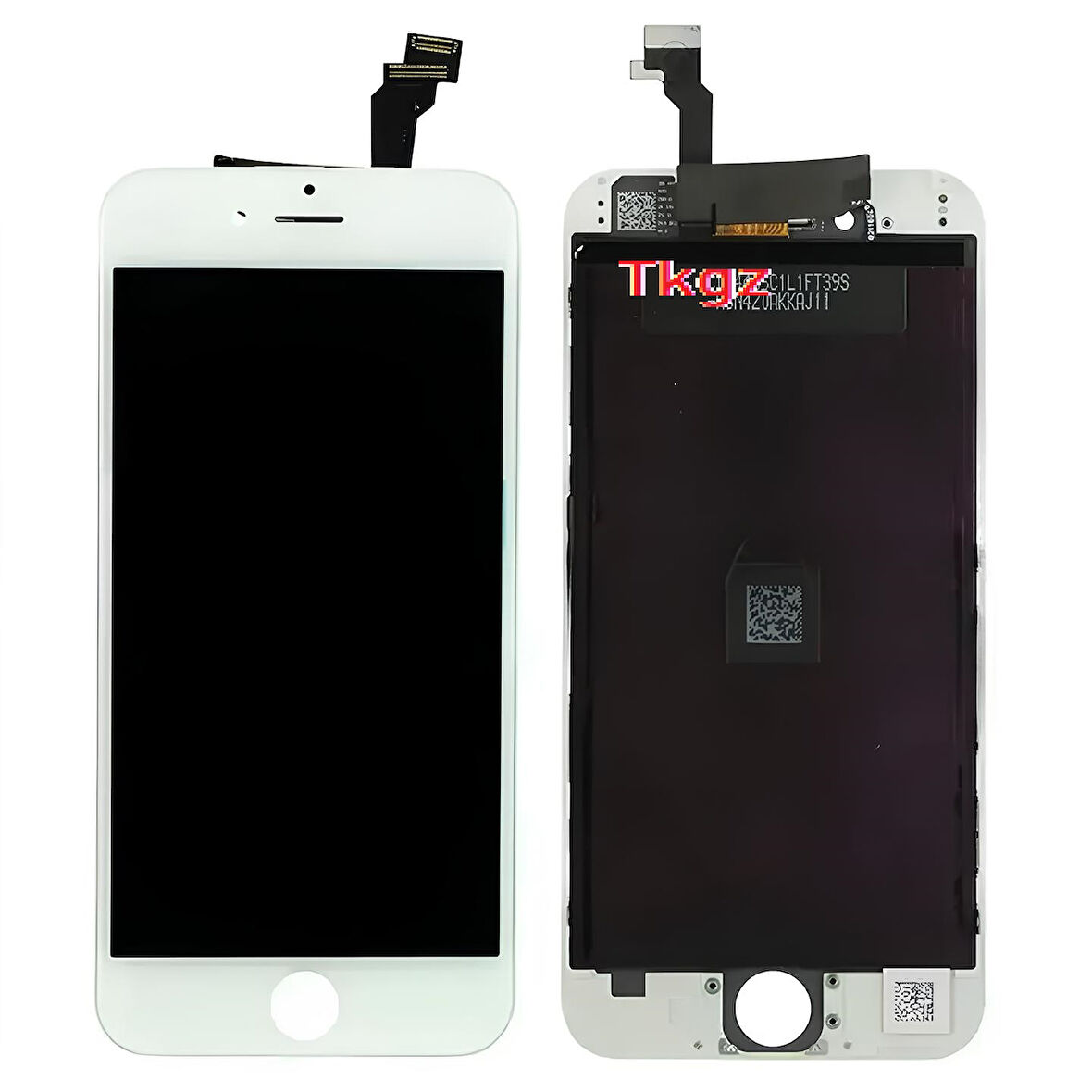 Tkgz - iPhone 6 Uyumlu Lcd Ekran Dokunmatik Orijinal (LW MARKA) BEYAZ