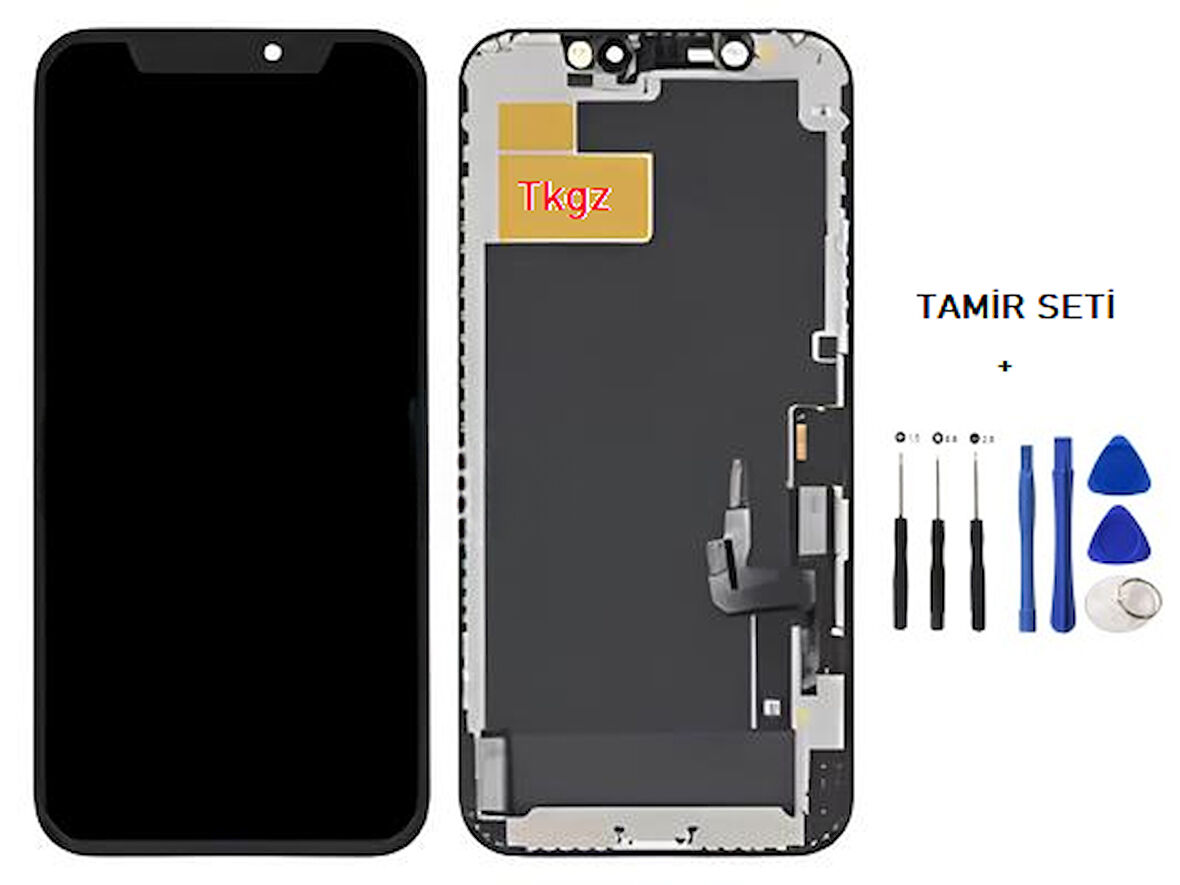 Tkgz - iPhone 12 Uyumlu Lcd Ekran Dokunmatik Orijinal (JK MARKA) + TAMİR SETİ