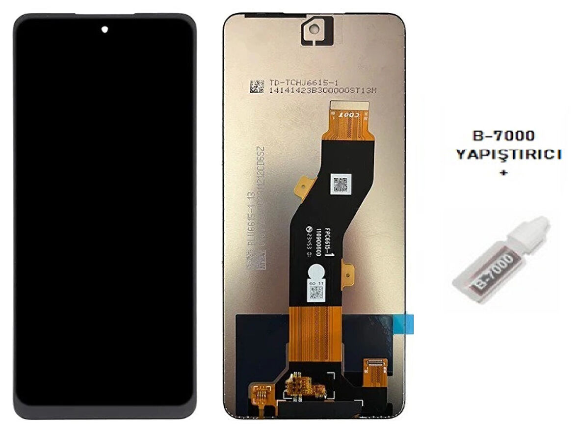 Tkgz - Tecno Spark 20 Pro Lcd Dokunmatik Ekran Orijinal  + B-7000