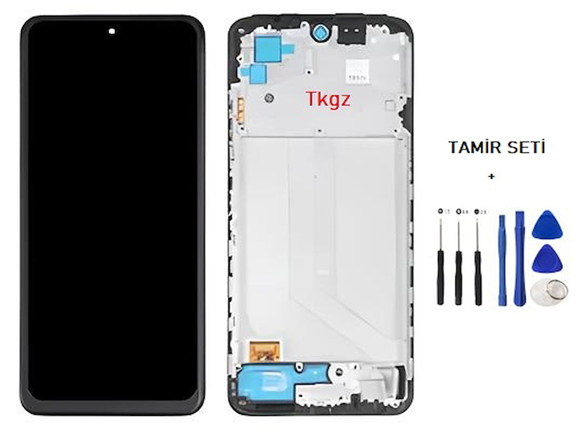 Tkgz - Xiaomi Redmi NOTE 10S  Uyumlu Lcd Ekran Dokunmatik ÇITALI Orijinal OLED + TAMİR SETİ